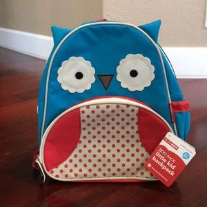 NWT SKIP HOP little kid backpack owl zoo pack